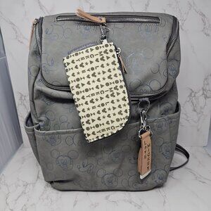 NWT PETUNIA PICKLE BOTTOM  Method Backpack Diaper Bag - Love Mickey Mouse